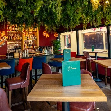 artificial greenery ceiling