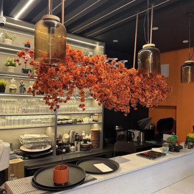 orange blossom garland