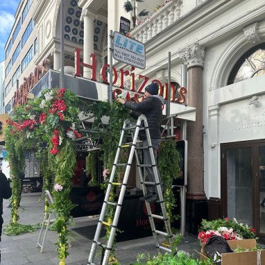 floral for scaffolding's