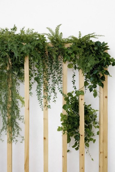 artificial flowers and greenery