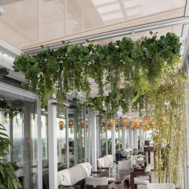 artificial greenery decor