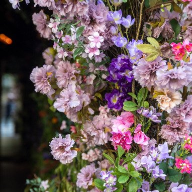 artificial floral arch for entrance