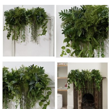 artificial greenery garlands