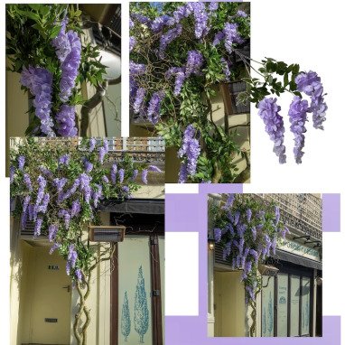 artificial wisteria tree