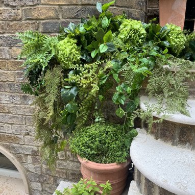 artificial greenery garland