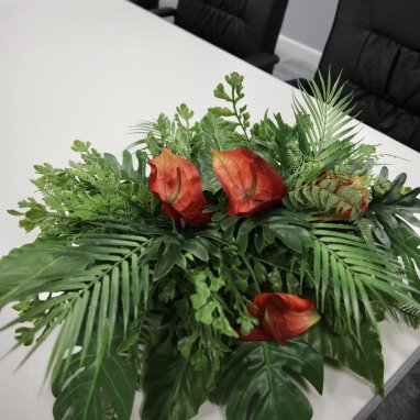 artificial tropical flowers