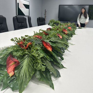 artificial tropical flowers