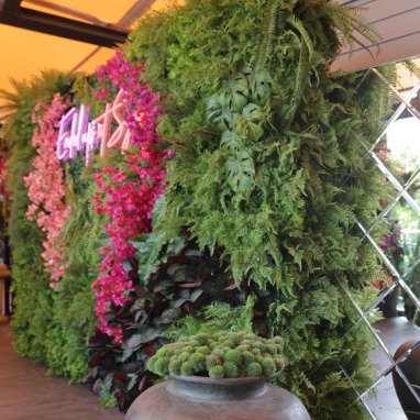 vertical artificial green wall