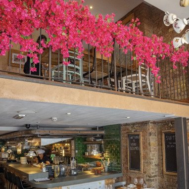 Magenta bougainvillea artificial garlands