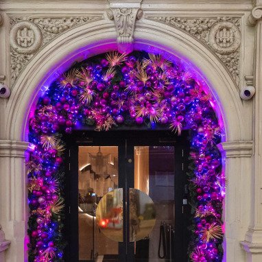 Neon Christmas decor