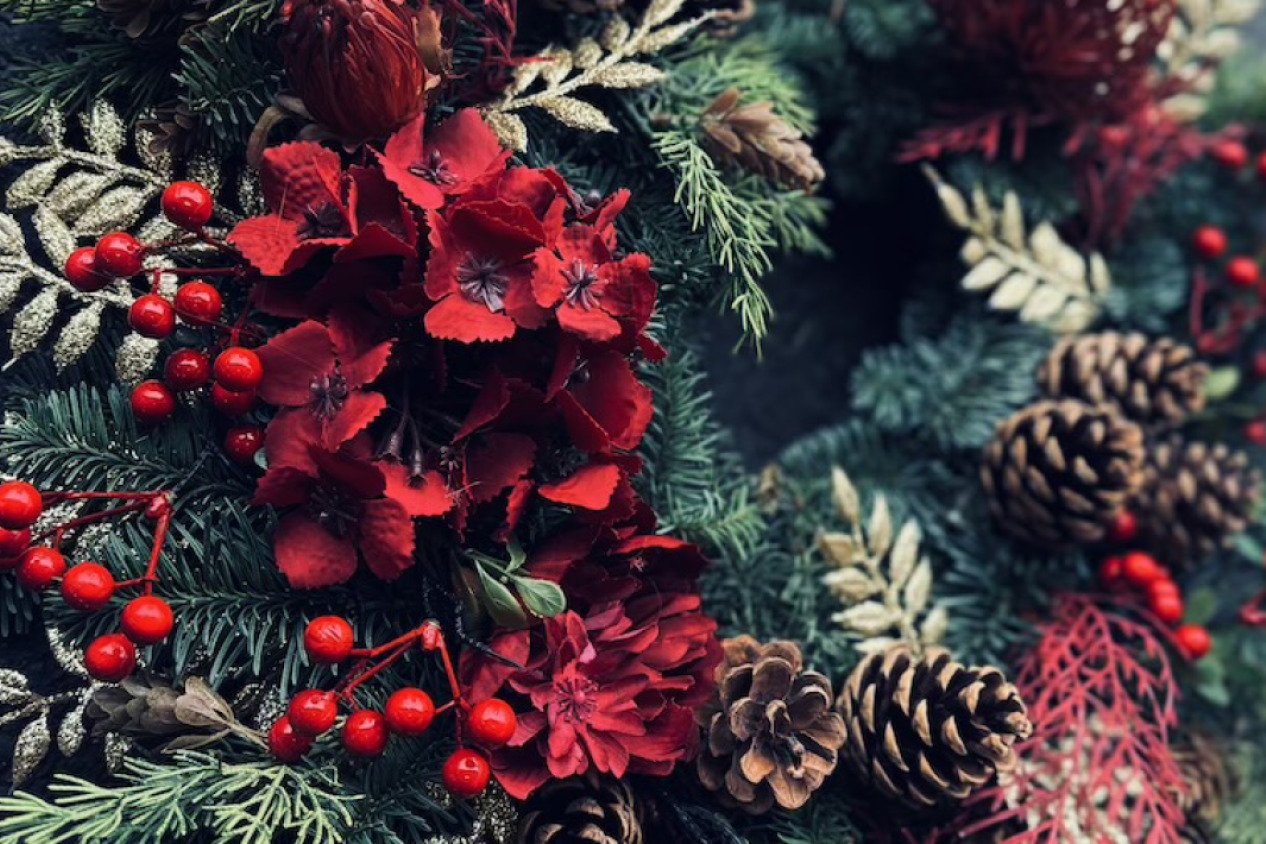 Christmas wreaths workshop