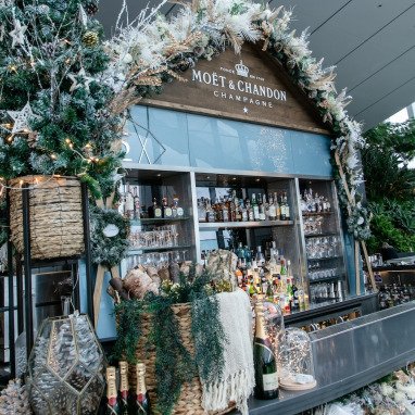bar Christmas decor